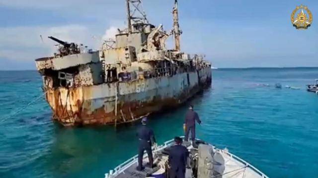 叶尼塞vs索科尔萨拉托夫_24艘中国舰船列阵仁爱礁叶尼塞vs索科尔萨拉托夫,菲方断粮112天后,成功完成补给!